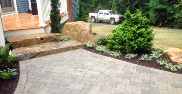 hardscape yard construction